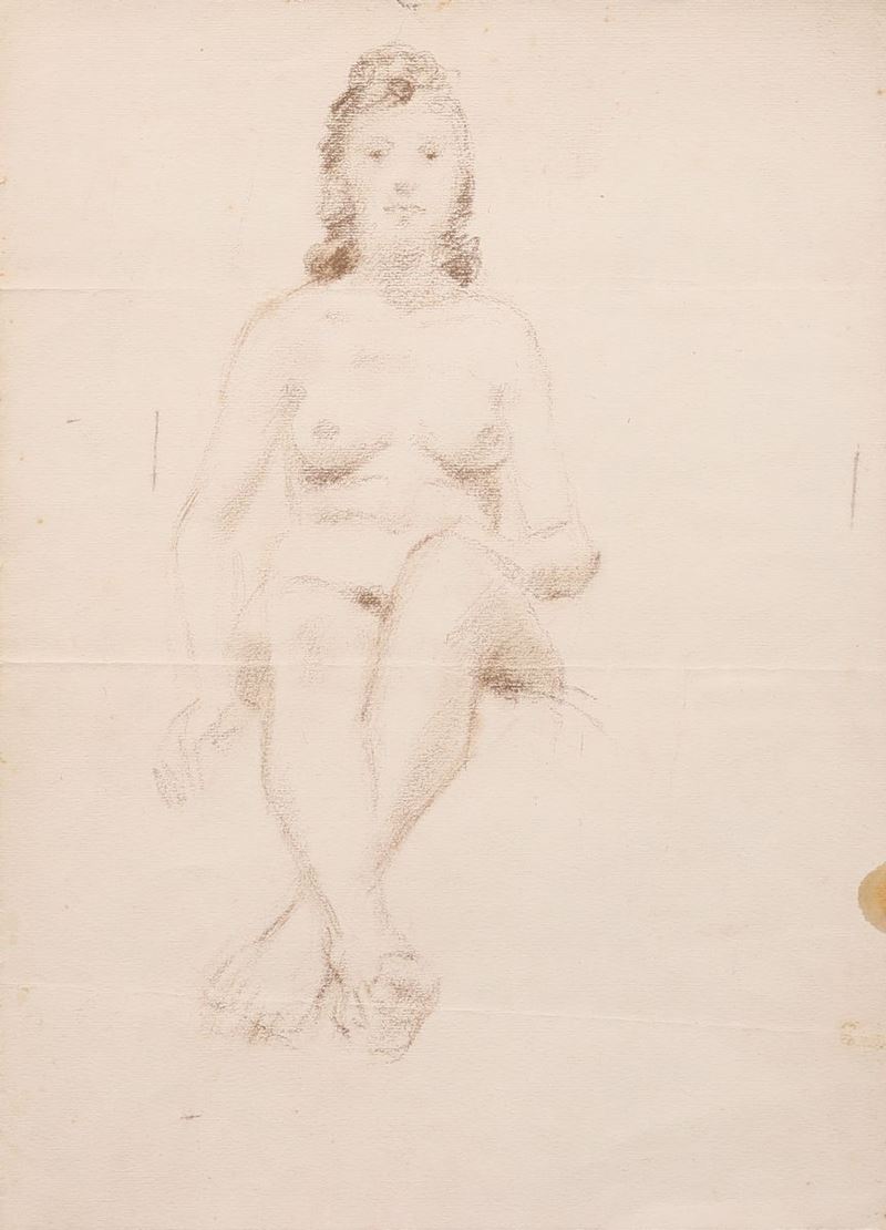 Anonimo del XX Secolo - Donna Seduta