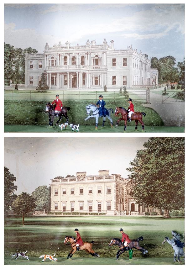 a) Peper Harow  b) Rolleston Hall