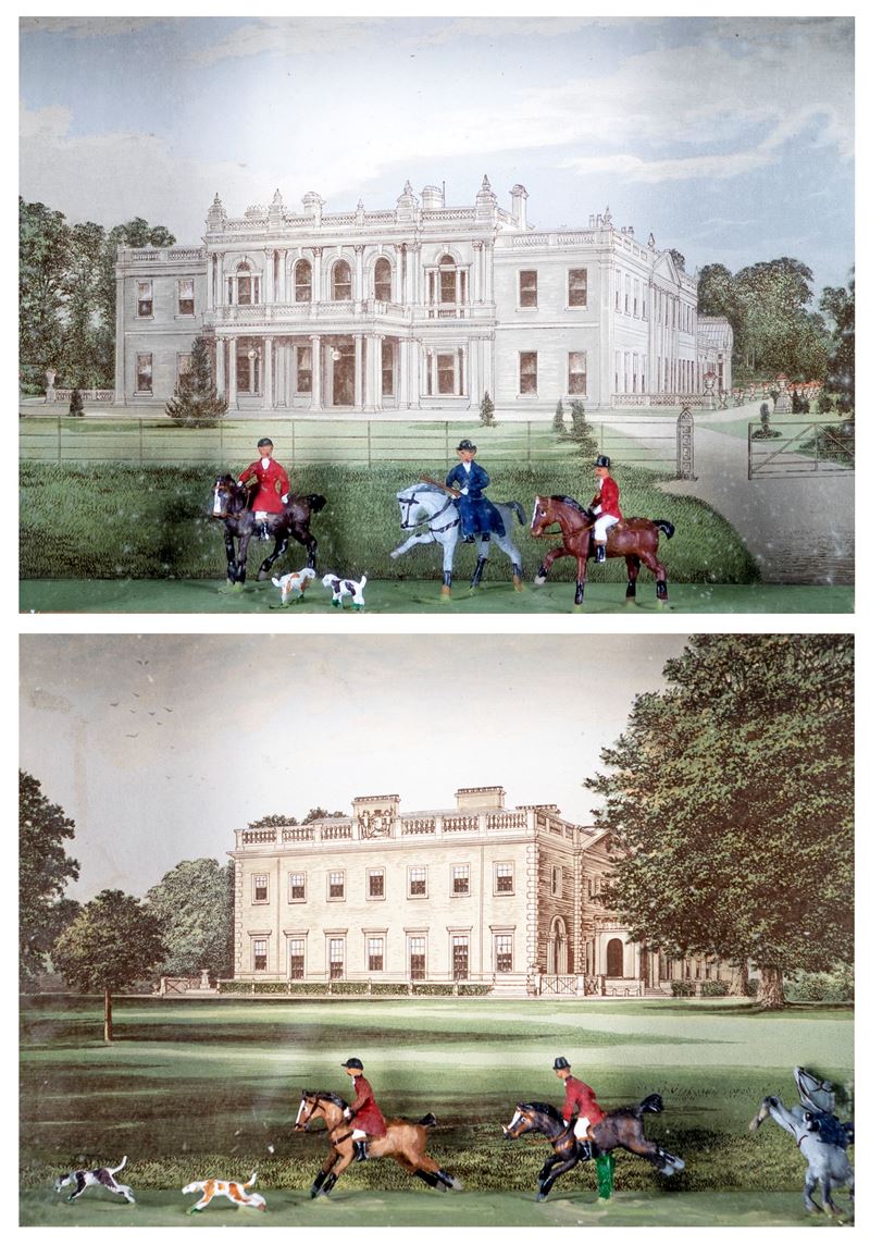 Due diorama in cornice, Inghilterra