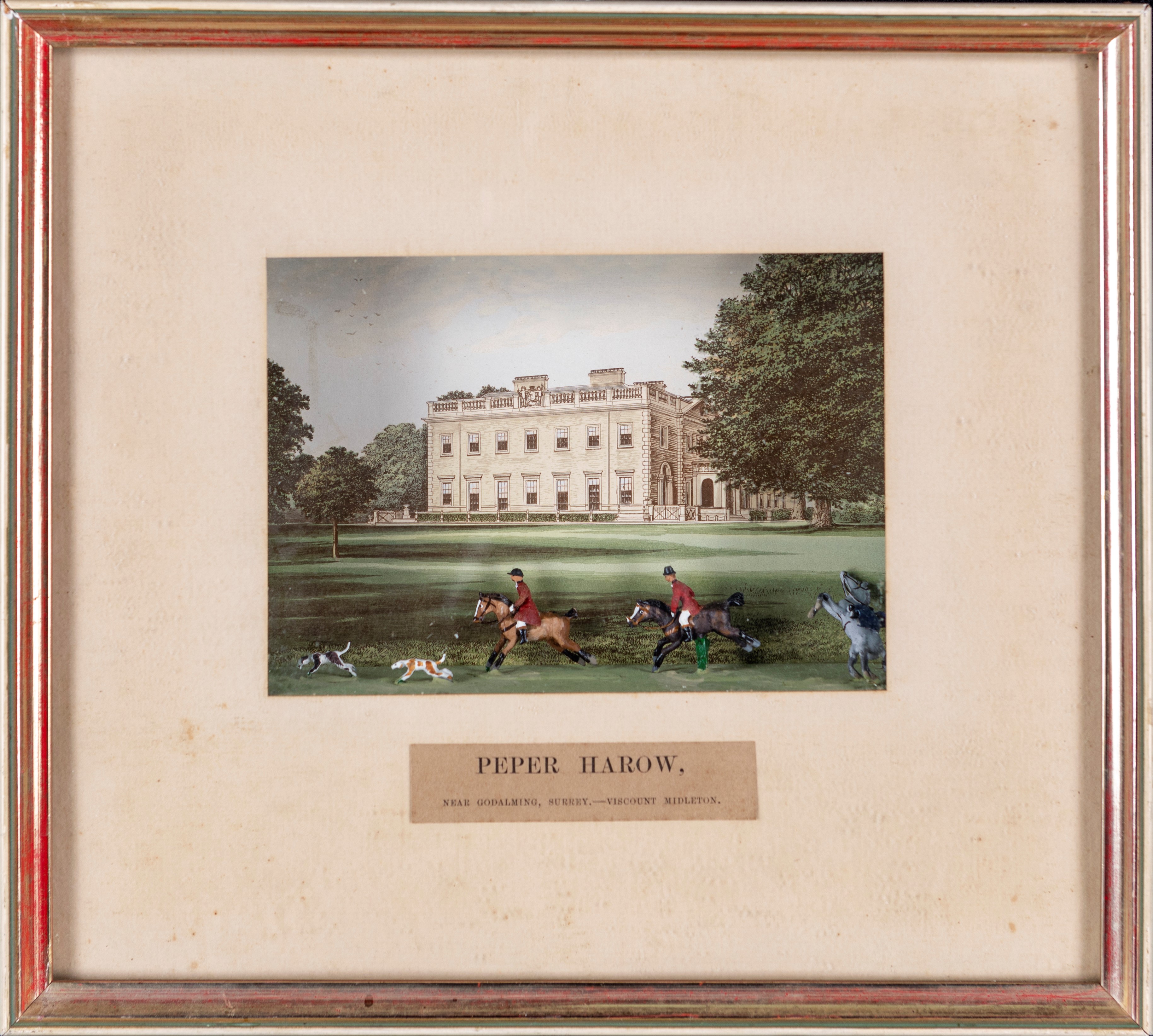 Due diorama in cornice, Inghilterra