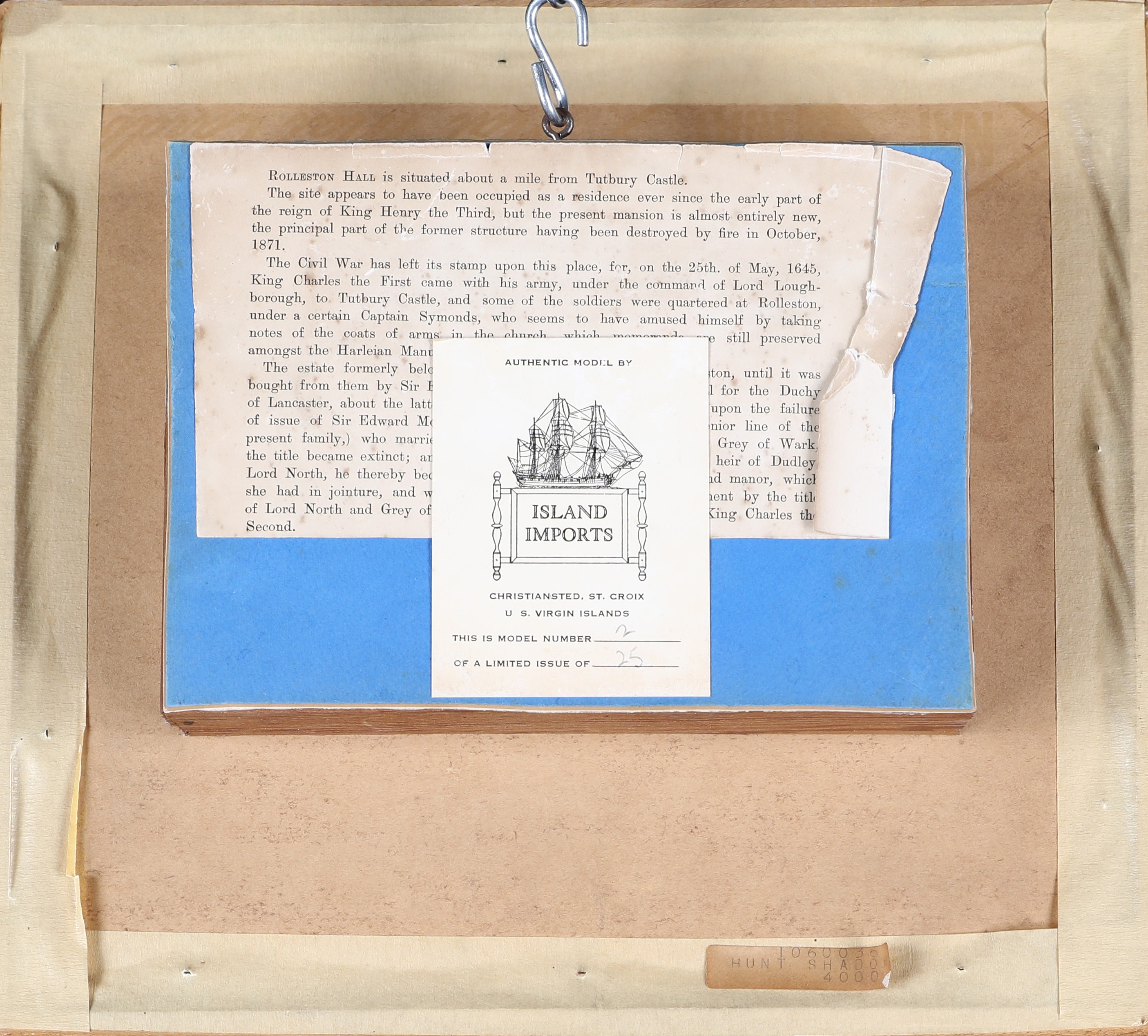 Due diorama in cornice, Inghilterra