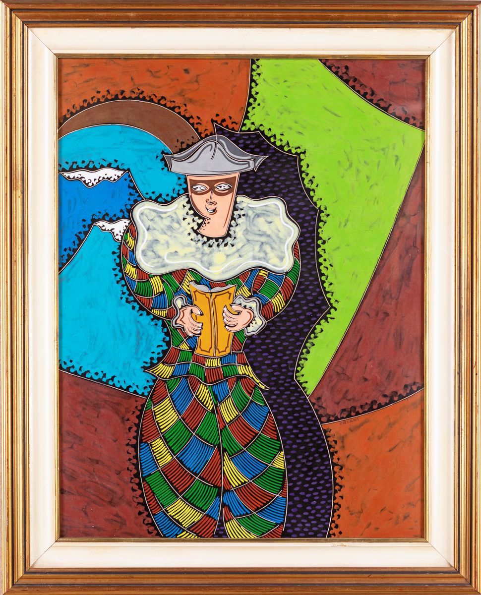 Pippo Oriani - Arlecchino Lettore