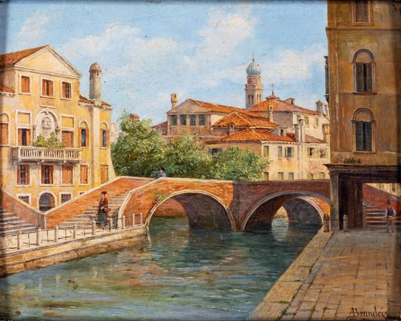 Antonietta Brandeis - Veduta del Ponte dei Tolentini