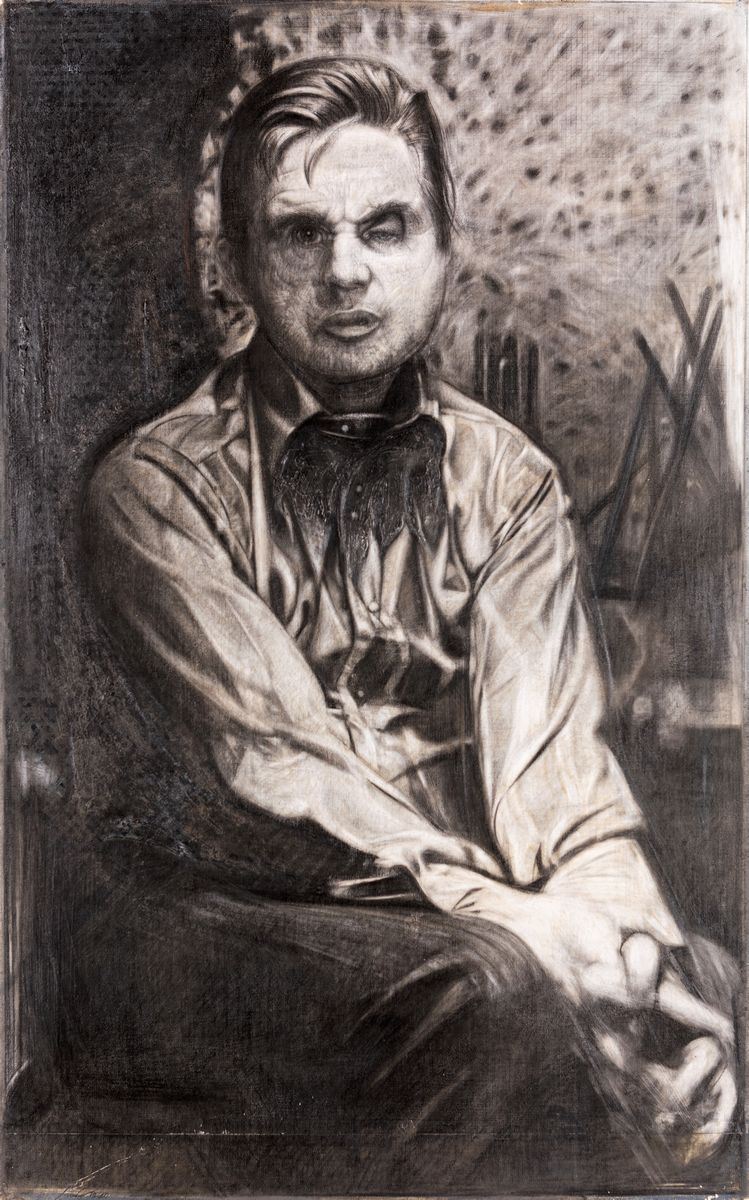 Piero Guccione - Studio su una Fotografia di Francis Bacon