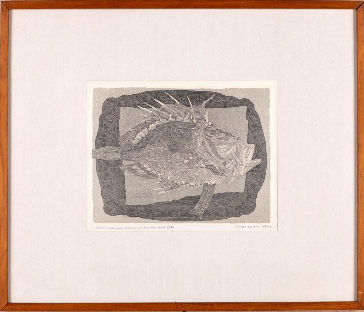 Nunzio Gulino - Natura Morta con Pesce - S. Pietro