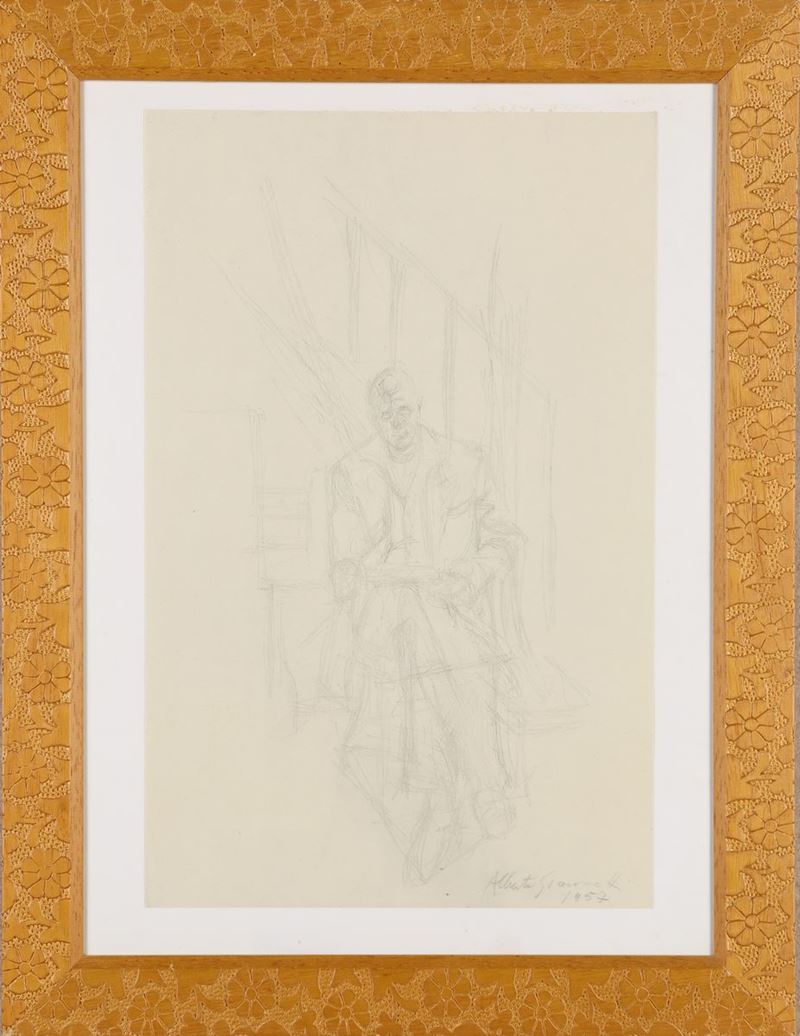 Alberto Giacometti - Uomo Seduto