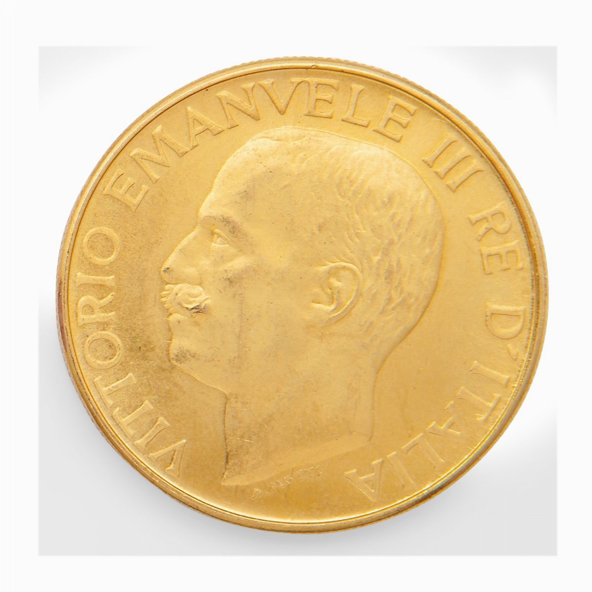 Moneta, Riproduzione delle 100 Lire del Fascio 1923 in Oro Giallo