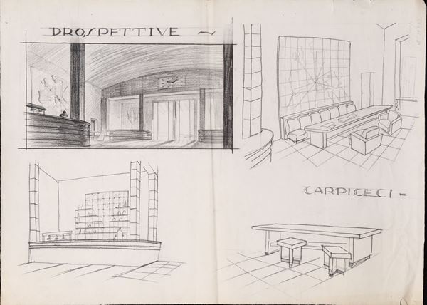Alberto Carlo Carpiceci - Prospettive (Progetto Architettonico di interni)