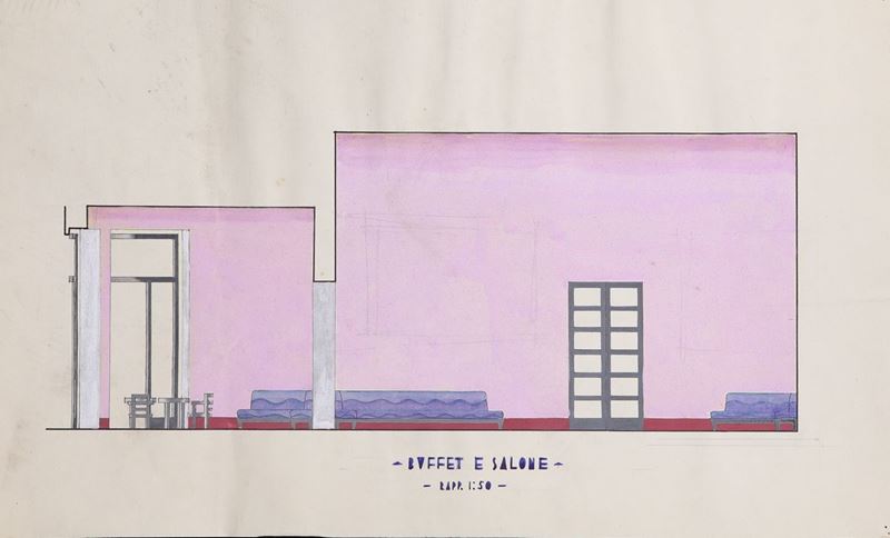 A. Piccione - Progetto Architettonico (buffet e Salone)