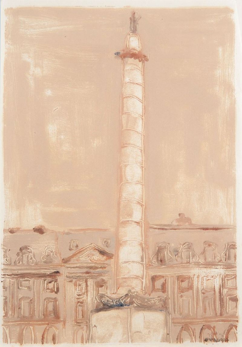 Carlo Quaglia - Parigi (place Vendome)