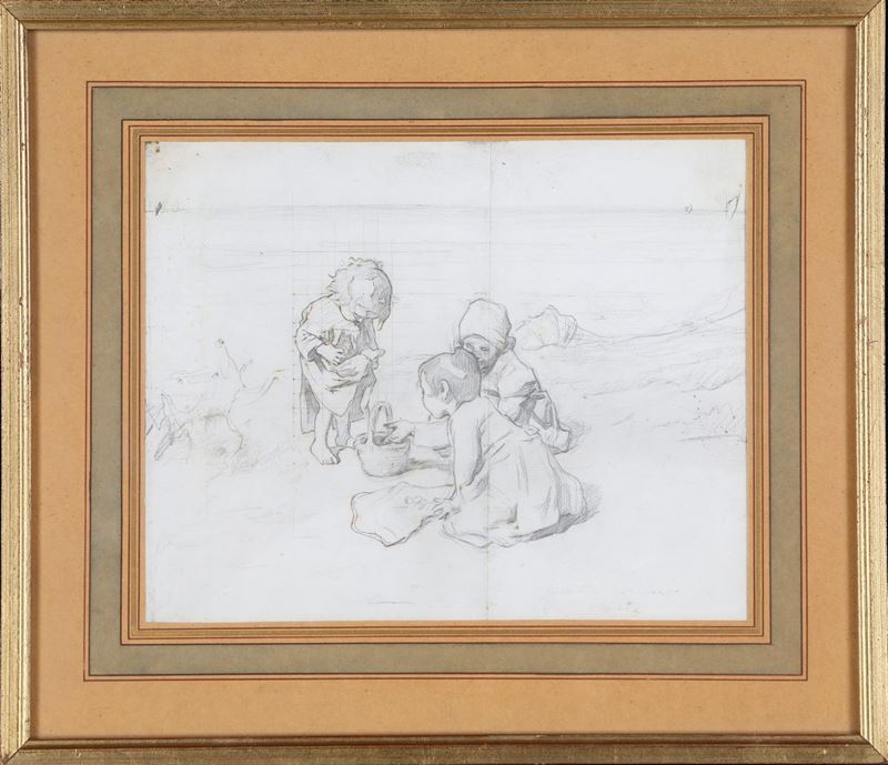 Silvio Giulio Rotta - Bambini sulla Spiaggia