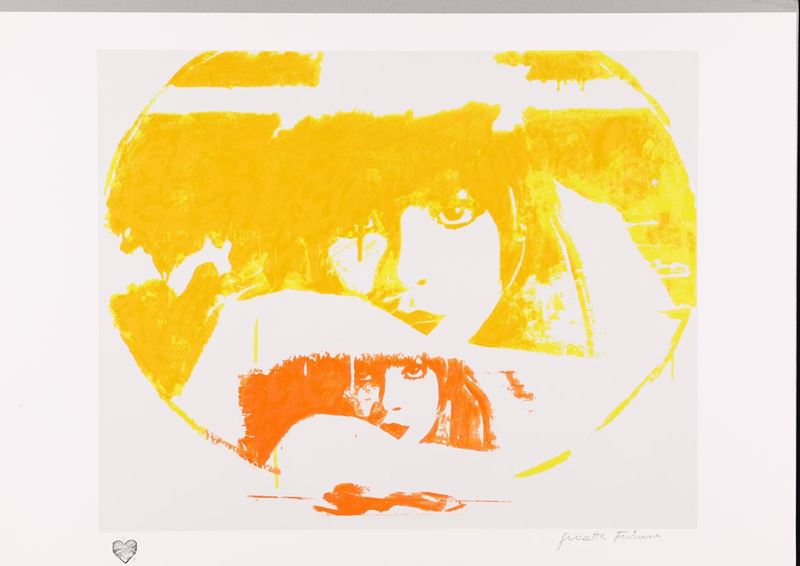 Giosetta Fioroni - Doppio Liberty Yellow