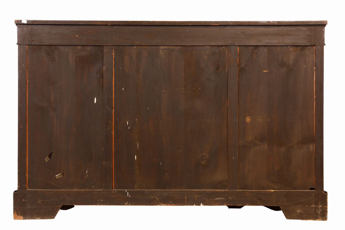 Credenza in Legno Ebanizzato con Finiture Ornamentali in Bronzo Dorato, XIX Secolo