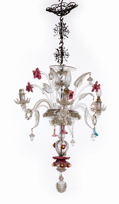 Lampadario in Vetro di Murano