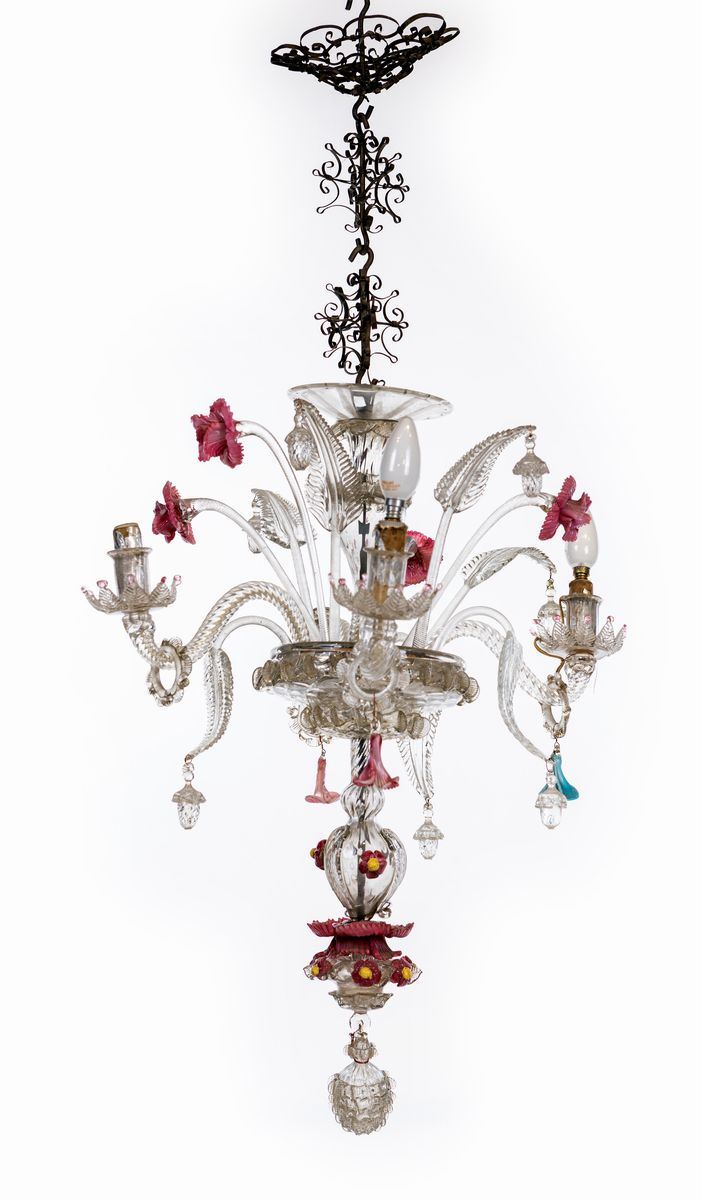 Lampadario in Vetro di Murano
