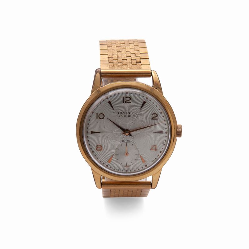 Orologio Brunet in Oro e Acciaio con Bracciale in Oro