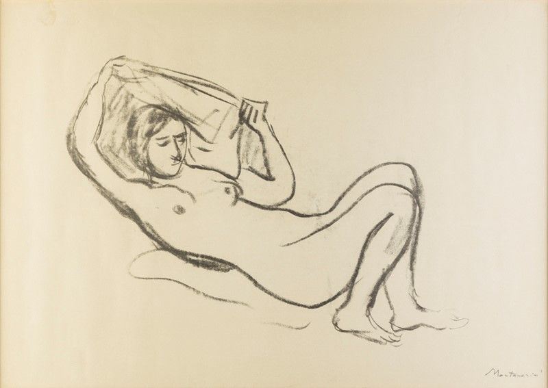 Guido Meineri - Nudo di Donna Distesa