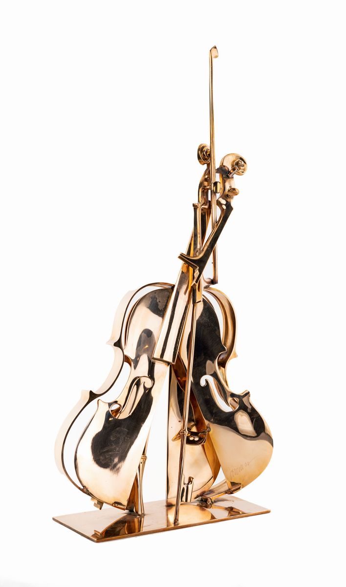 Pierre Fernandez Arman - Senza Titolo (violino Scomposto e Archetto)
