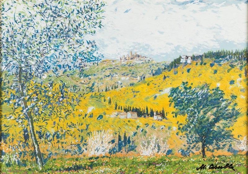 James Wilson Carmichael - Paesaggio Toscano