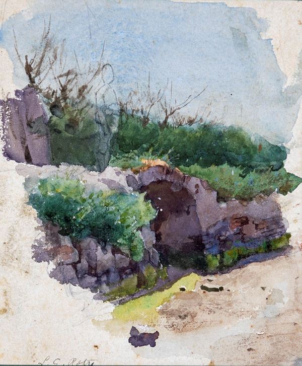 Silvio Giulio Rotta - Scorcio di paesaggio