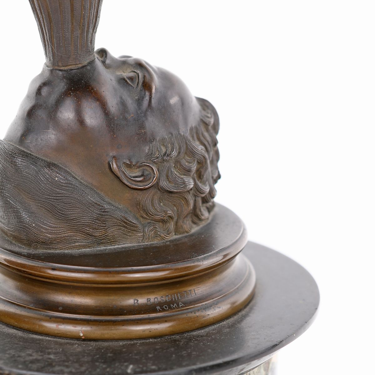 Mercurio in Bronzo Brunito, XIX Secolo