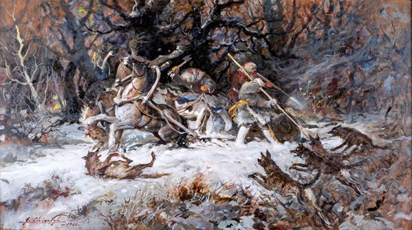 Giuseppe Chiacigh - L'assalto alla slitta