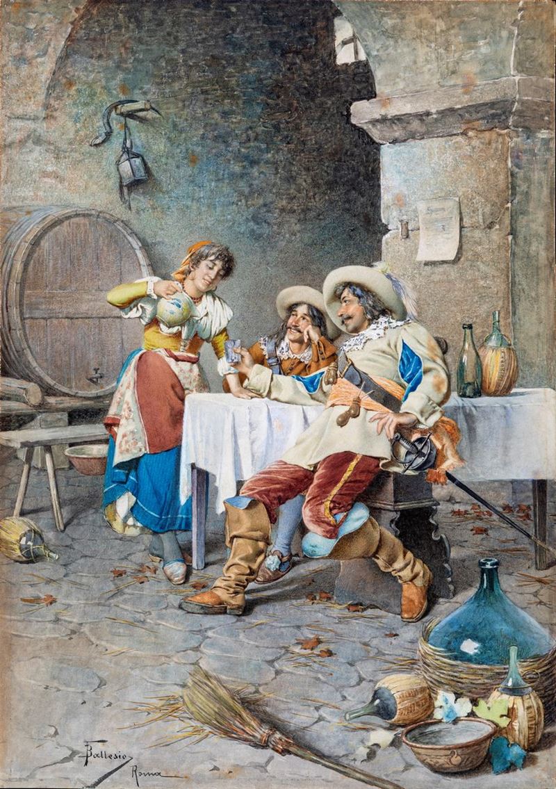 Francesco Ballesio - Soldati All'osteria