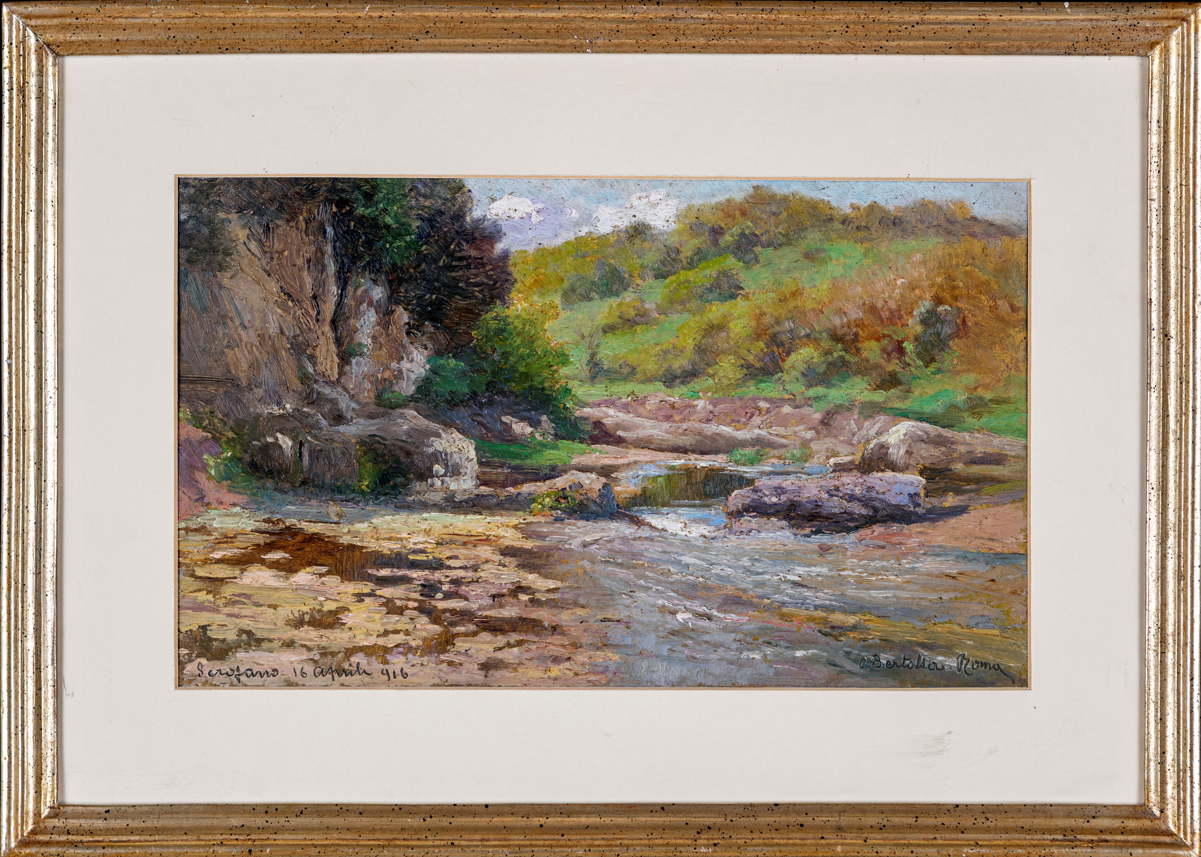 Cesare Bertolla - Paesaggio a Sacrofano