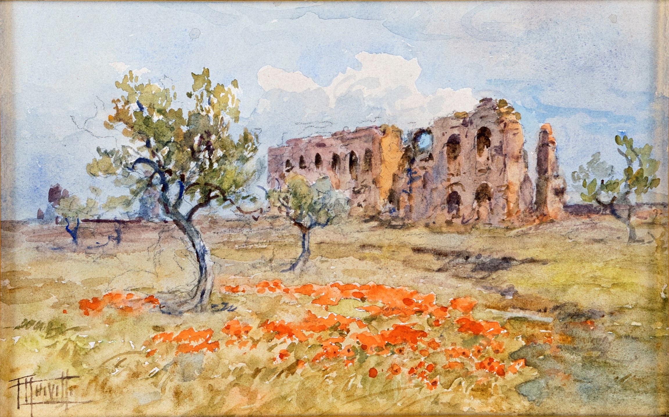 Filippo Anivitti - Rovine Dell'acquedotto
