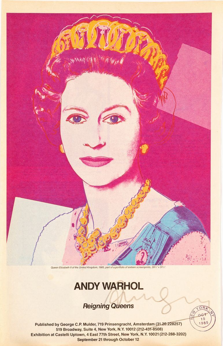 Andy Warhol - Regina Elisabetta