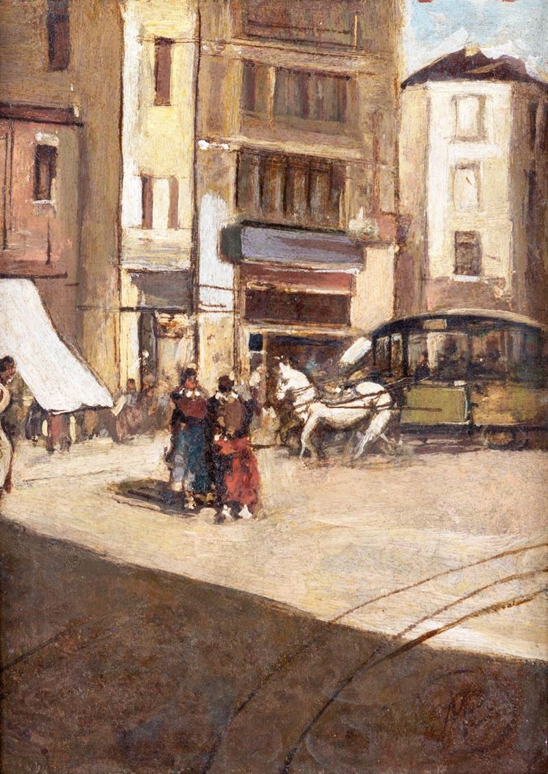 Mosè Bianchi - Omnibus - Tram a Cavalli