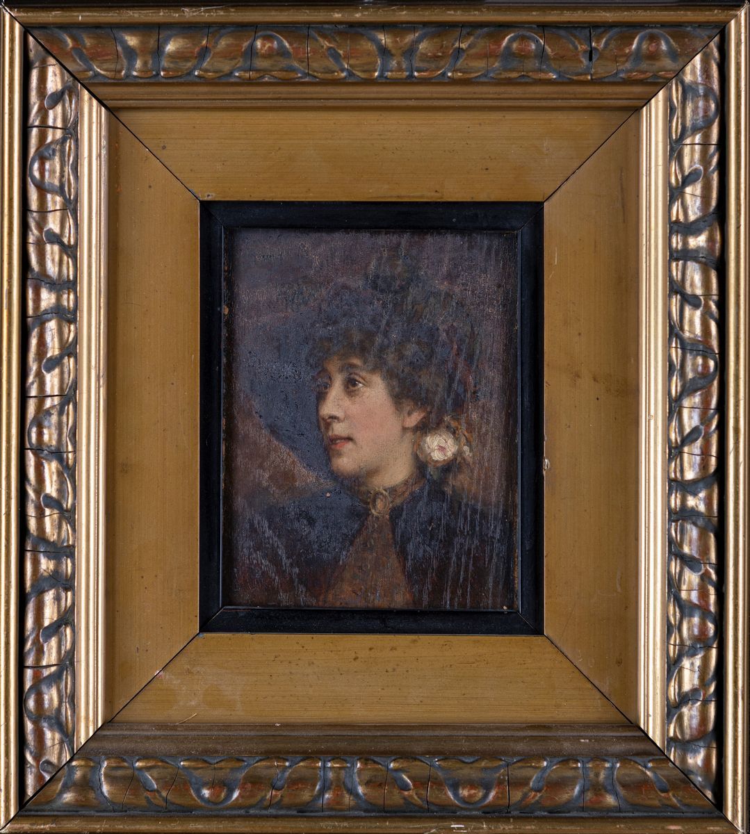 Scuola Toscana del XIX Secolo - Ritratto di Signora