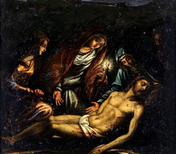 Jacopo da Ponte detto Jacopo da Bassano - Compianto sul Cristo morto