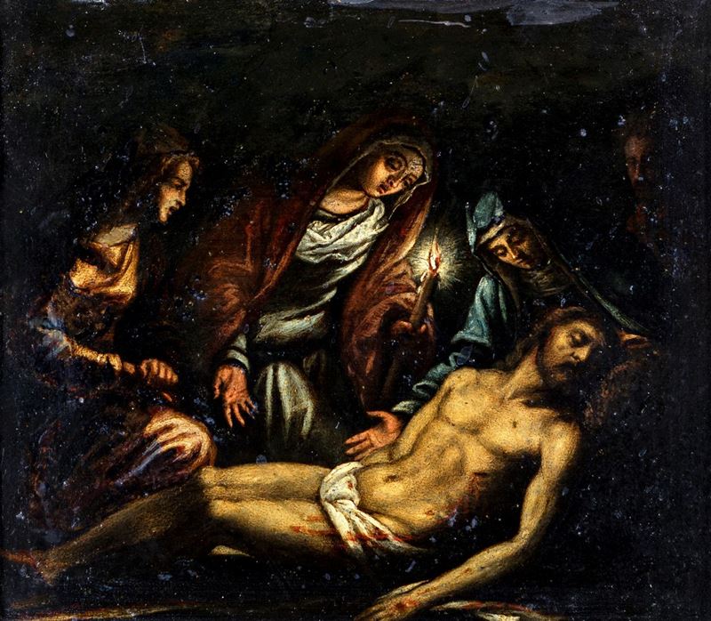 Jacopo da Ponte Detto Jacopo da Bassano - Compianto sul Cristo Morto