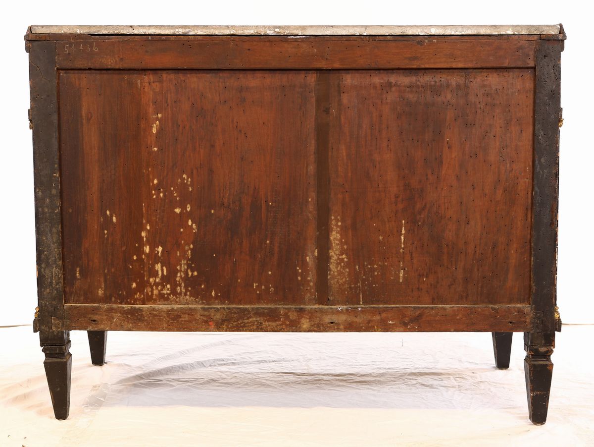 Coppia di Cassettoni Neoclassici in Legno Ebanizzato, Lombardia, Fine del XVIII Secolo