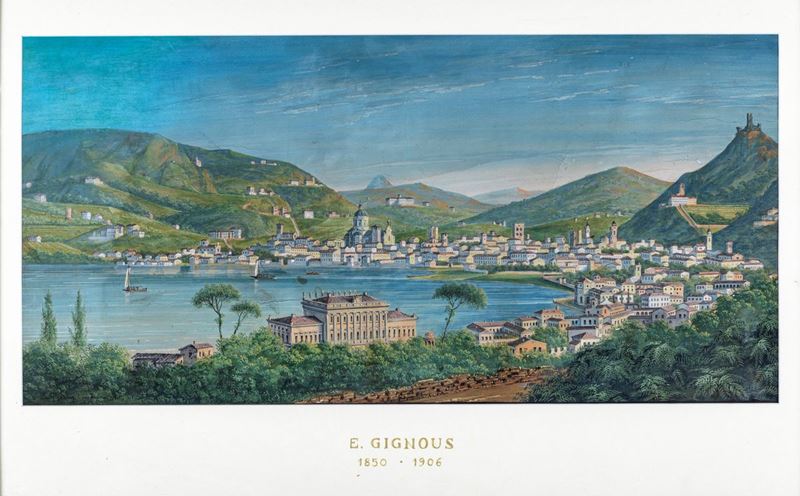 Eugenio Gignous - Lago di Como