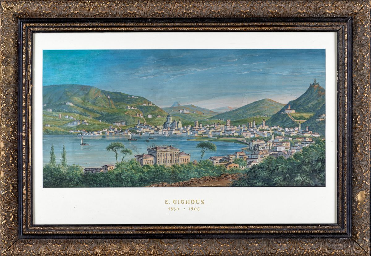 Eugenio Gignous - Lago di Como