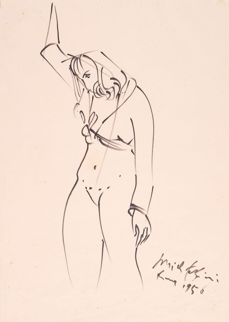 Pericle Fazzini - Nudo di Donna in Piedi