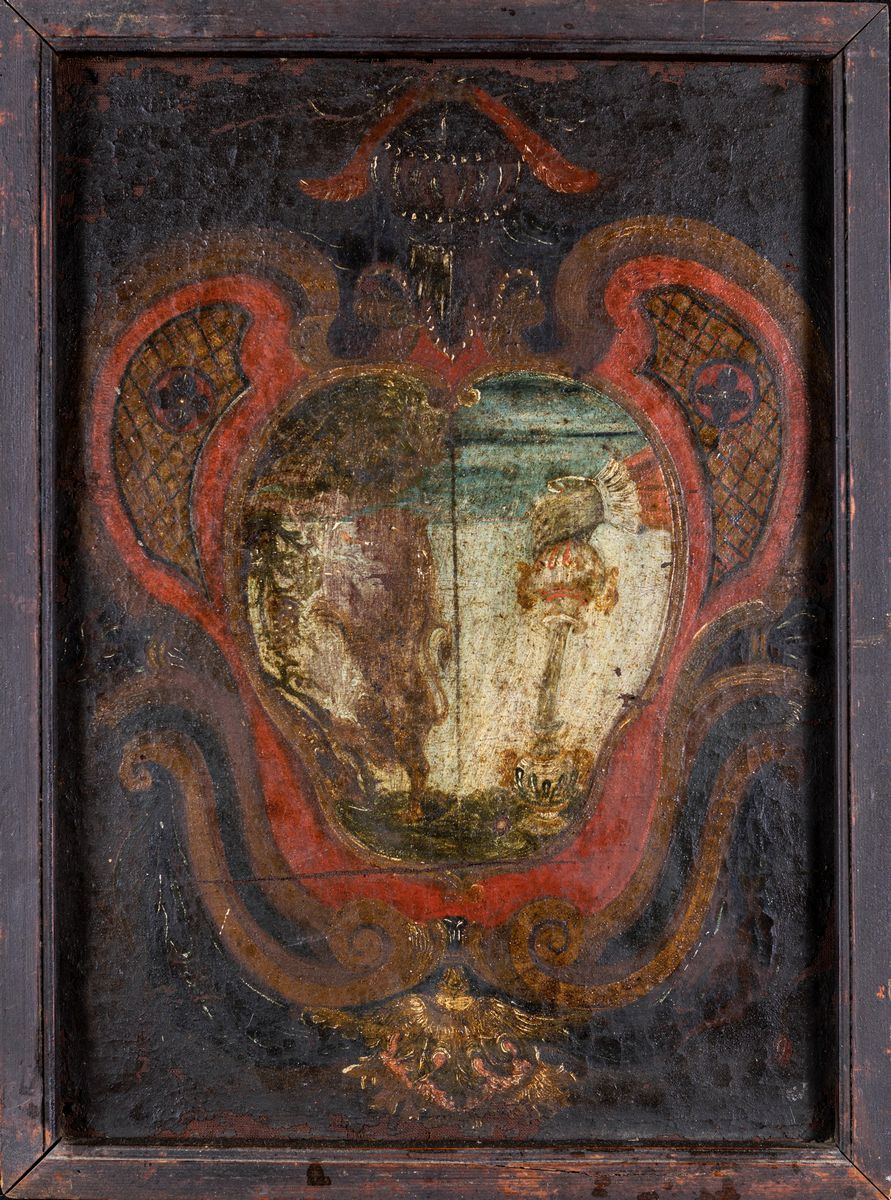 Pittore del XVII Secolo - Stemma Nobiliare