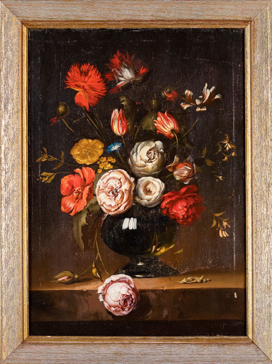 Pittore del XX Secolo - Natura Morta di Fiori