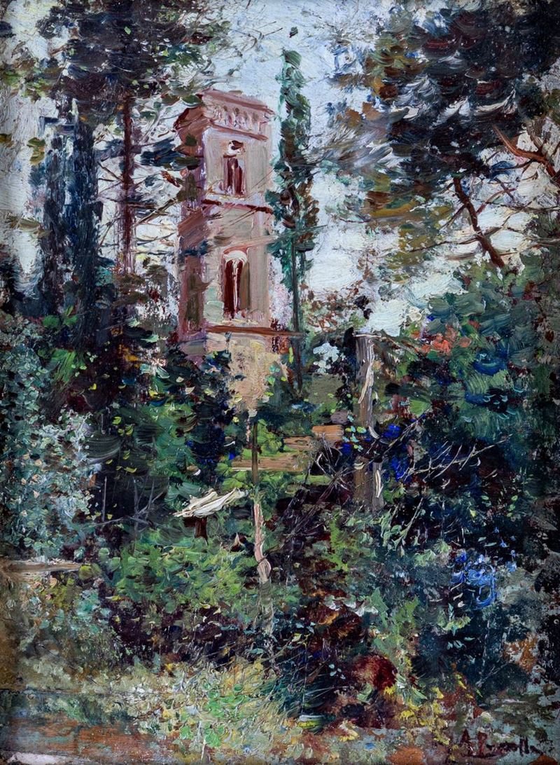 Attilio Pratella - Campanile del Duomo di Ravello