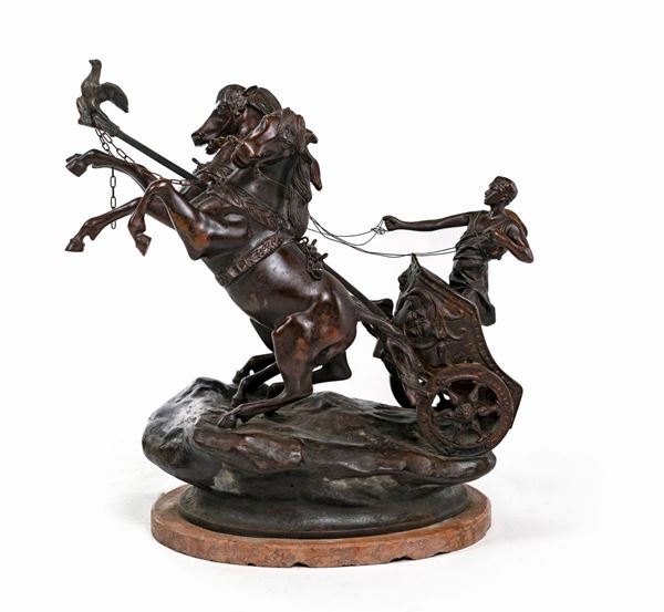 Ferdinando De Luca - Biga classica in bronzo