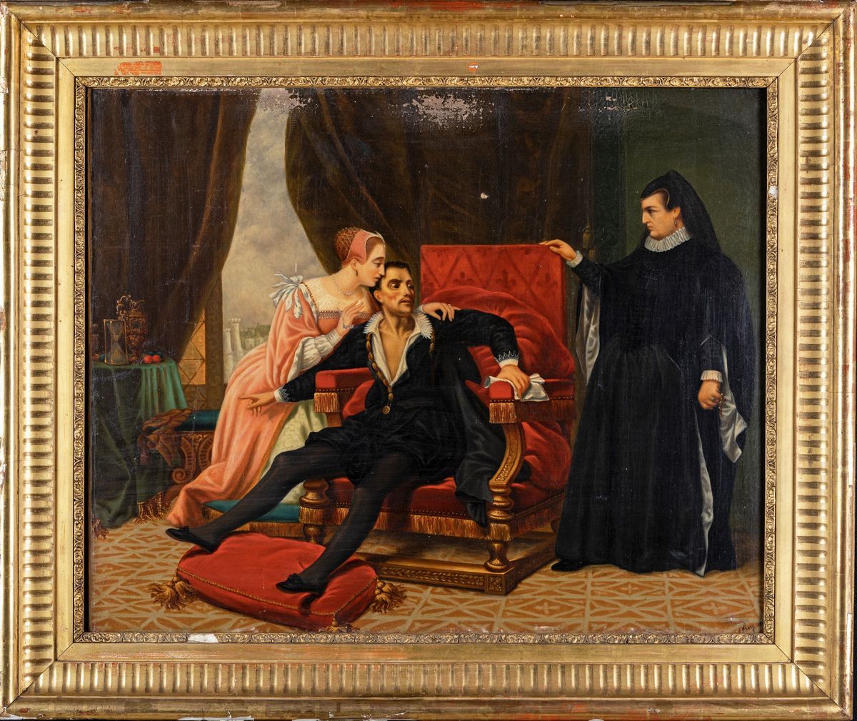 Pittore del XIX Secolo - Scena di Genere