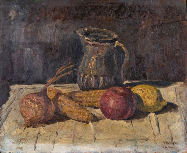 Riccardo Taliercio - Natura morta con brocca