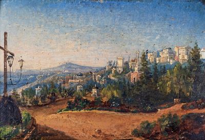 Veduta del Cimitero Monumentale di Napoli a Poggioreale
