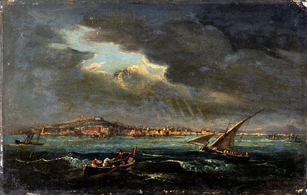 Gonsalvo Carelli - Veduta del golfo di Napoli
