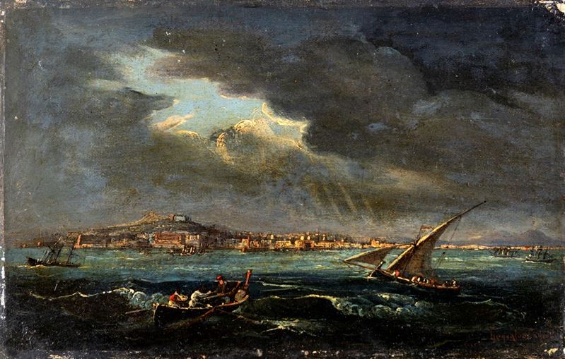 Consalvo Carelli - Veduta del Golfo di Napoli