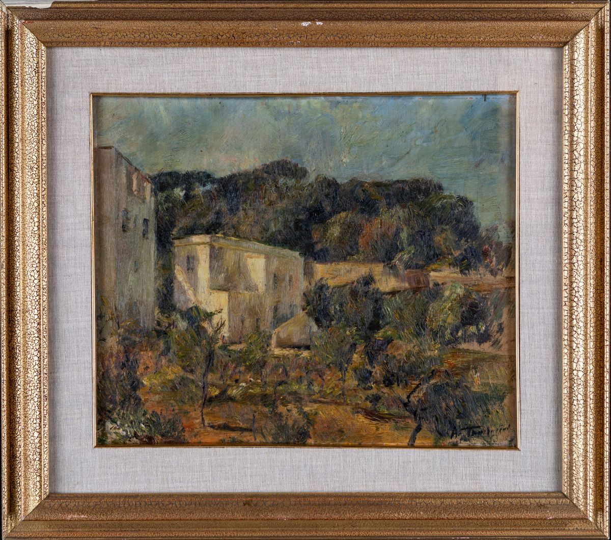 Amerigo Tamburrini - Paesaggio con Casolari