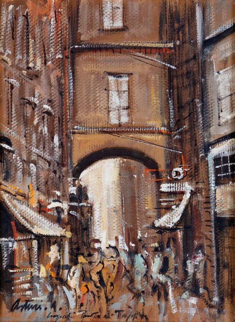 Antonio Asturi - Veduta di Napoli