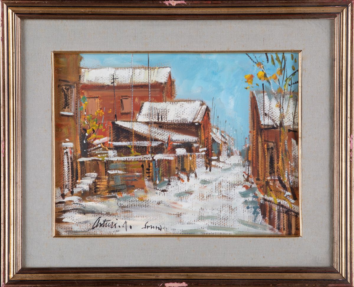 Antonio Asturi - Paesaggio Innevato